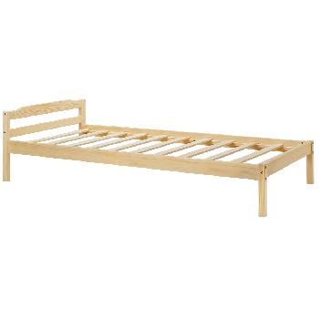 34525 Hartford natural wooden bed frame - Single