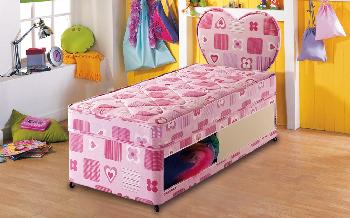 Airsprung Beta Childs Bed, Small Single Short, Side Sliding Drawer