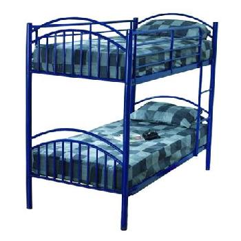 Alton Metal Bunk Bed Blue