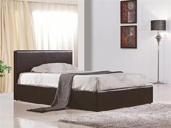 Birlea Berlin Ottoman 4' Small Double Black Ottoman Bed Ottoman Bed