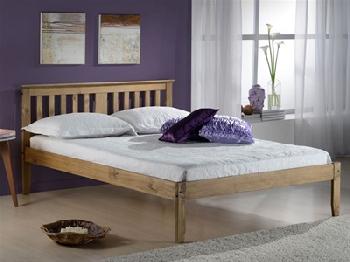 Birlea Salvador 4' 6 Double White Wooden Bed