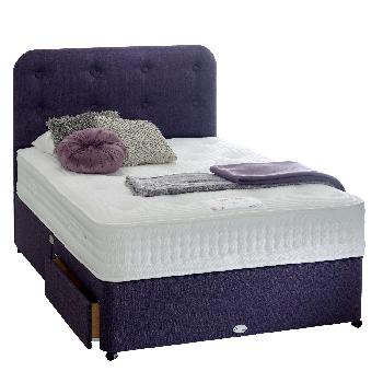 Body Cool Gel 1500 Divan Set - 2 drawers - Cappuccino - Small Double