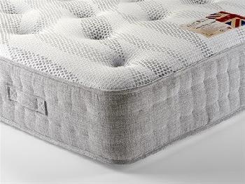 British Bed Company Cotton Pocket 1400 Chenille 6' Super King