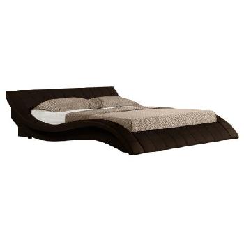 Cosmo Brown Faux Leather Bed Frame Cosmo Brown Faux Leather Double Bed