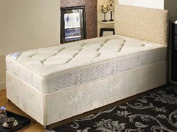 Dura 2ft 6 York Damask Small Single Divan Bed
