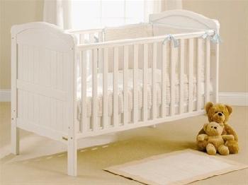 East Coast Nursery Country Cot Bed in White Cot Bed