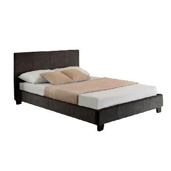 Emporia Beds Valencia Charcoal Fabric Upholstered Bed King Charcoal