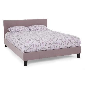 Evelyn Upholstered Bedstead - Small Double - Lavender