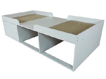 Kidsaw Arctic 3' Single White Cabin Bed