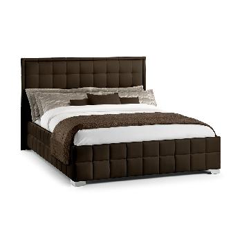 Knightsbridge Upholstered Bed Frame Double Taupe
