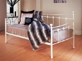 Limelight Sirus Day Bed 3' Single Ivory Metal Bed