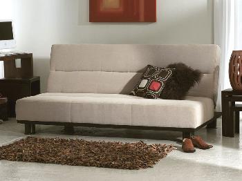 Limelight Triton Beige 3 Seater Sofa Bed