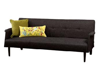 Limelight Vega 4' Small Double Grey Other Sofa Bed
