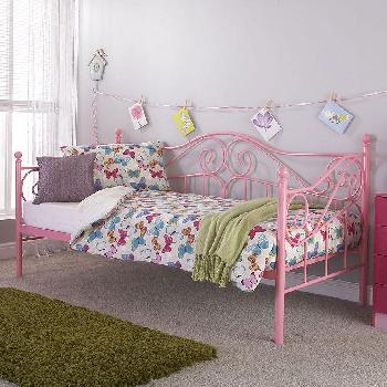 Madison Day Bed With Trundle Pink