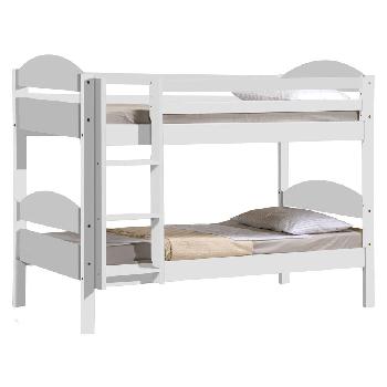 Maximus Bunk Bed In White Bunk bed White and White