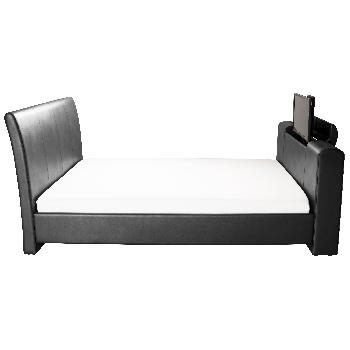 New York TV Bedstead White Double