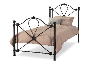 Serene Lyon Single Black Metal Bed Frame
