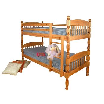 Sherwood Solid Pine Bunk Bed Single