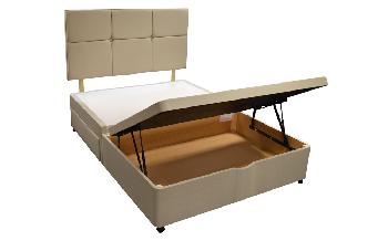 Silentnight Sandstone Divan Base, Small Double, 2 Drawers, No Headboard Required