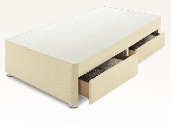 Sleep Relax 2ft 6 Universal Small Single Faux Suede Divan Base