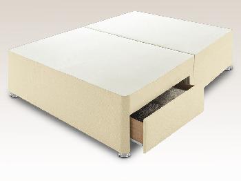 Sleep Relax 4ft Universal Small Double Faux Suede Divan Base