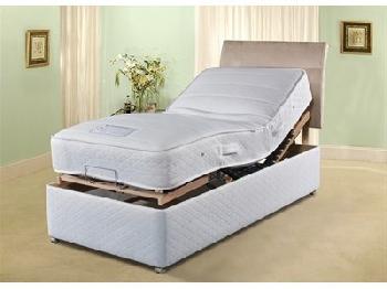 Sleepeezee Cool Comfort Electric Bed No Drawer 3' Single Adjustable Bed - No Drawers Electric Bed