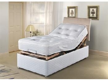 Sleepeezee Pocket Adjustable - With Drawers Electric Bed 2' 6 Small Single Adjustable Bed - 2 Drawers Right Electric Bed