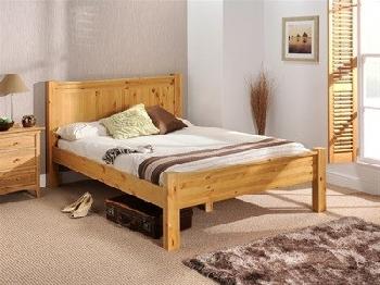 Snuggle Beds Chesterfield (Solid Pine) 6' Super King Honey Antique Pine Wooden Bed