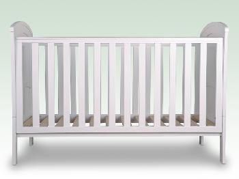 Sweet Dreams Flat Packed Felix White Cot Bed