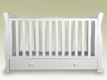 Sweet Dreams Flat Packed Izzy White Cot Bed