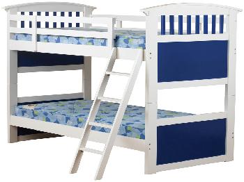 Sweet Dreams Ruby Blue Wooden Bunk Bed Frame