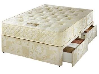 AirSprung Caithness Divan Set 2' 6 Small Single Platform Top - No Drawers Divan