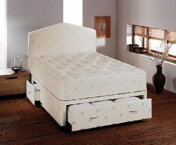 Airsprung Melinda Divan Set, King Size, No Storage, Sprung Base (Softer Feel)