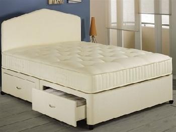 AirSprung Ortho Pocket 1200 Divan 4' 6 Double Sprung Edge - No Drawers Divan