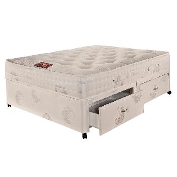 Airsprung Symphony 1000 Divan Set 2 Drawer Set Double Sprung Edge