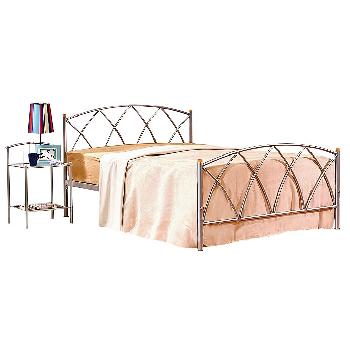 Alamo Double Metal Bed Frame Black