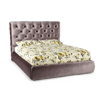 Alexandra Fabric Bedstead - Double - Lilac