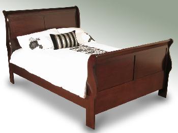Annaghmore Louis Phillipe Double Cherry Bed Frame