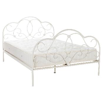 Arabella Stone White Bed Frame Single