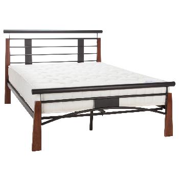 Armstrong Oak and Black Bed Frame - Kingsize