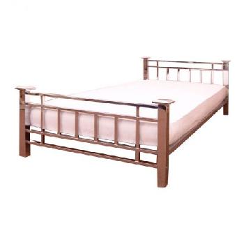 Avalon Chrome Metal Bed Frame Double