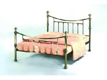 Balmoral Cambridge 4' 6 Double Antique Brass Metal Bed