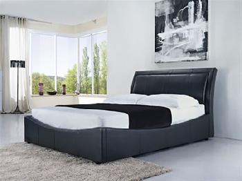 Balmoral Marbella Ottoman 4' 6 Double Black Ottoman Base Ottoman Bed