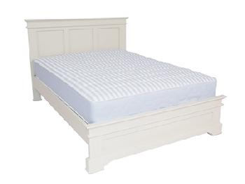 Balmoral Salisbury 4' 6 Double White Bed Frame Only Wooden Bed