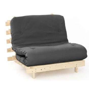 Baltic Futon Set Single Black