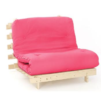 Baltic Futon Set Single Pink