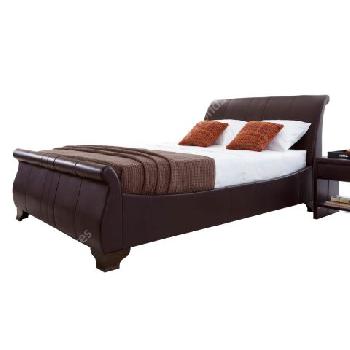 Bamburgh Leather Bed Frame Double