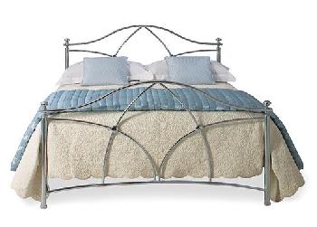 Bansha Chrome Metal Bed Frame - 5'0 King