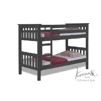 Barcelona short bunk bed - Small Single - Graphite