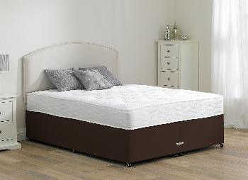 Beaumont Pocket Sprung Divan Bed - Firm - Mocha - 4'6 Double